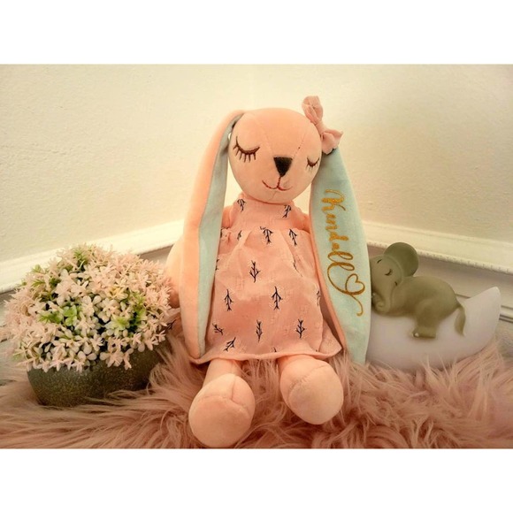 Personalized Plush Bunny - Picture 2 of 7